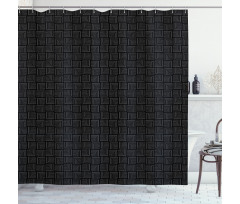 Streaks Forming Squares Shower Curtain