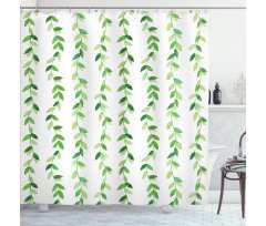 Vivid Watercolor Swirls Shower Curtain