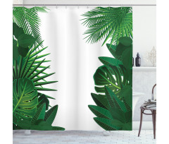 Tropical Exotic Palms Shower Curtain