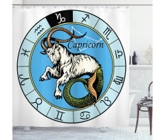 Capricorn Shower Curtain