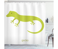Australian Lizard Shower Curtain