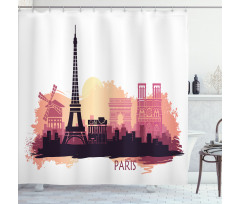 Sunset View Shower Curtain