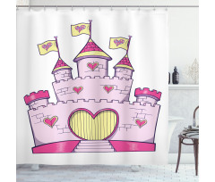 Fantasy Princess Fortress Shower Curtain