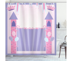 Party Theme Curtain Fortress Shower Curtain