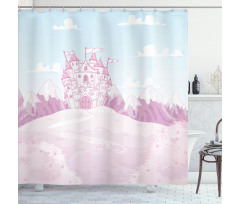 Magic Princess Château Art Shower Curtain