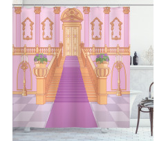 Palace Cartoon Interior Art Shower Curtain