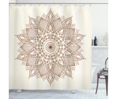 Flower Lace Shower Curtain