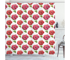 Flowers from Tropical Places Shower Curtain