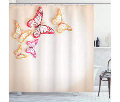 Paper Cut Image Shower Curtain
