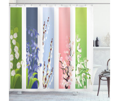 Lily Primrose Valley Shower Curtain