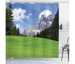 Rural Country Mountain Shower Curtain