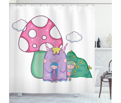 Little Youngsters Monster Shower Curtain