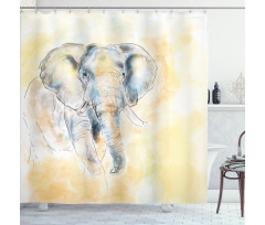 Exotic Wildlife Safari Shower Curtain