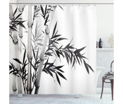Chinese Calligraphy Shower Curtain