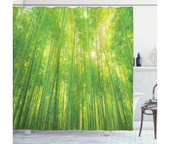 Exotic Wildlife Plants Shower Curtain