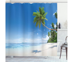 Ocean Summer Palms Shower Curtain