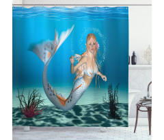 Fairytale Tropic Ocean Shower Curtain