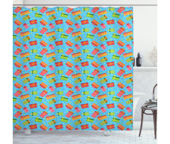 Colorful Presents Shower Curtain