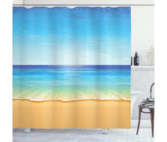 Exotic Hot Sunny Nature Shower Curtain