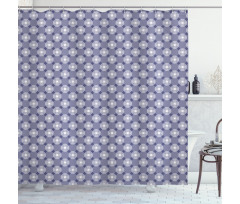 Polka Dots Inspired Motifs Shower Curtain