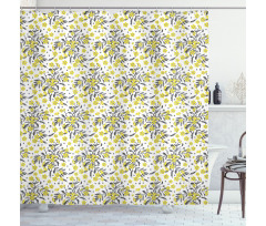 Vivid Spring Blossoms Art Shower Curtain