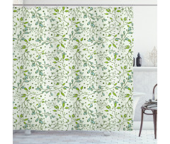 Spring Forest Branches Shower Curtain