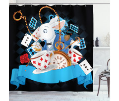 Wonderland Tale Shower Curtain