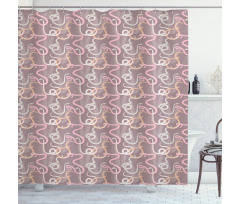 Amazonian Fauna Reptile Art Shower Curtain