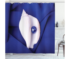 Shell with Pearl Ocean Shower Curtain