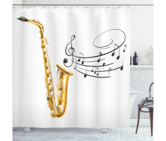 Template Solo Vibes Shower Curtain