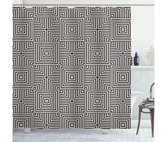 Ornamental Stripes Art Shower Curtain