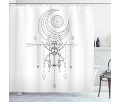 Beetle Art Shower Curtain