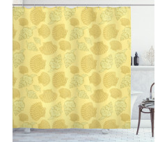 Underwater Mollusk Art Shower Curtain