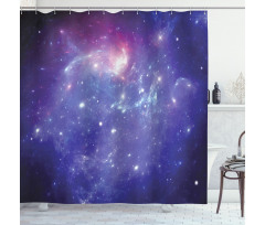 Milky Way Galaxy Stars Shower Curtain