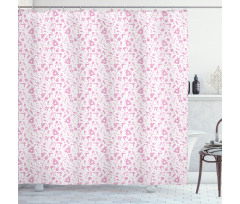 Beauty Accessories Pattern Shower Curtain