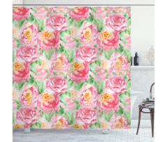 Soft Blossoming Shower Curtain