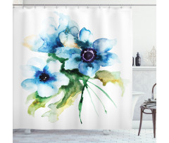 Nature Painting Shower Curtain