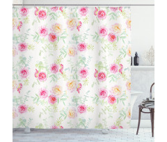 Retro Painting Shower Curtain