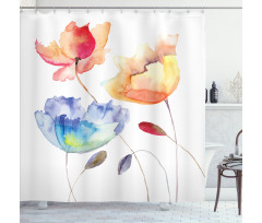 Nature Flowers Shower Curtain