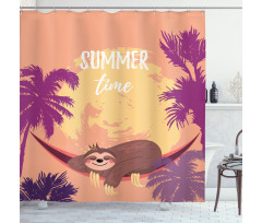 Summer Time Chilling Shower Curtain