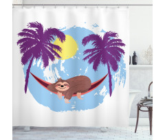 Hammock and Chill Art Shower Curtain