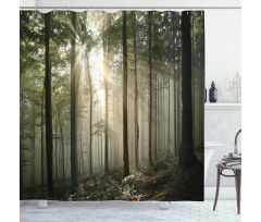 Wild Forest Woodland Shower Curtain