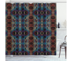 Ethnic Color Transitions Shower Curtain