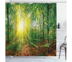 Evening Meadow Greenland Shower Curtain