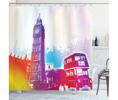 Historical Big Ben UK Shower Curtain