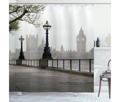 Westminster Tower Bridge Shower Curtain