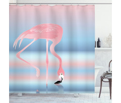 Birds in Love Lake Shower Curtain