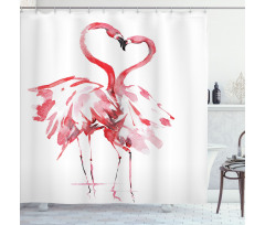 Lovers Kissing Shower Curtain