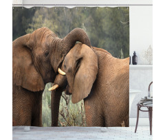 Safari Animals Savanna Shower Curtain