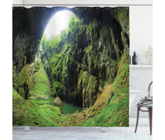 Punkevni Cave in Czech Shower Curtain